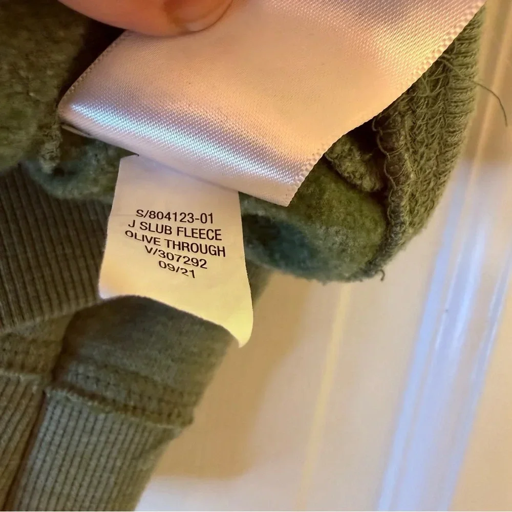 Old Navy Green Hoodie Soft Knit Relaxed Fit